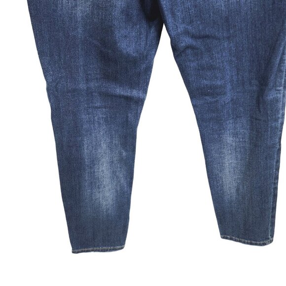 Judy Blue Relaxed Fit Angie Straight Leg Distressed Jeans Women's Size 29 Blue D - Picture 5 of 9